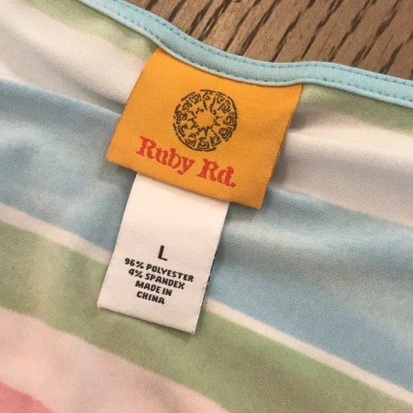 Ruby Rd. Multi colored Top - Picture 5 of 6
